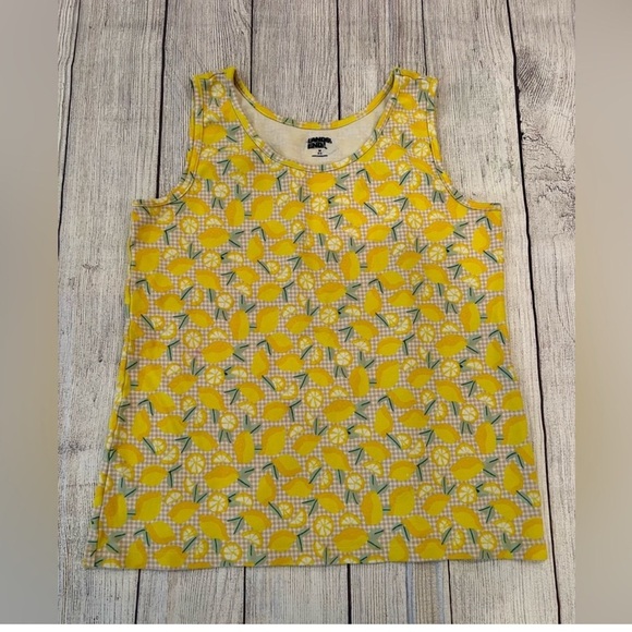 Lands' End floral Yellow and blue women’s cotton Tops Bundle of 2/size M - Picture 2 of 13